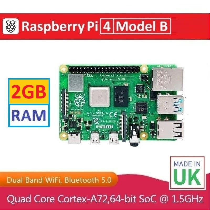 Raspberry Pi 4 Model B - 2GB RAM